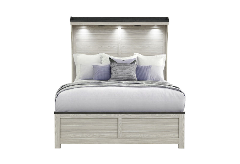 Ashley - Queen Panel Bed - Brown