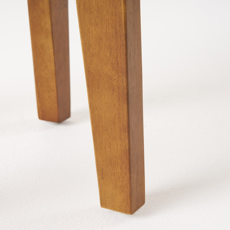 Outdoor Acacia Wood Side Table With Weather Resistance
