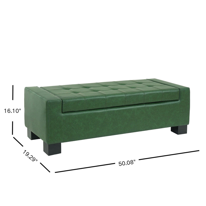 Tufted Storage Ottoman Bench