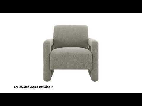 Glenda - Sofa With 3 Pillows - Gray Chenille