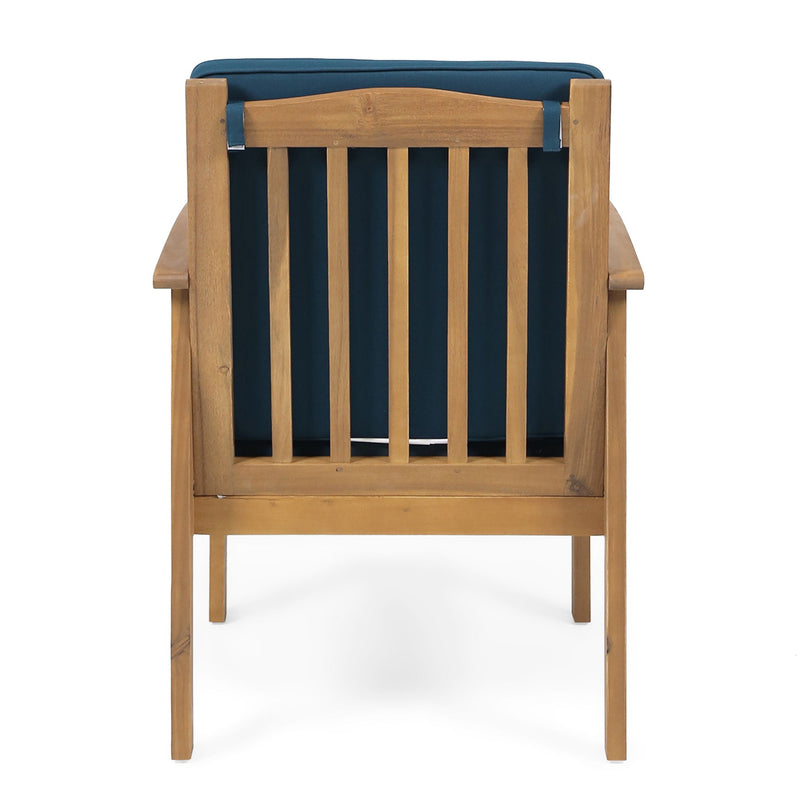 Casa - Acacia Club Chair Coastal Classic Outdoor Seating, Waterproof Fabric