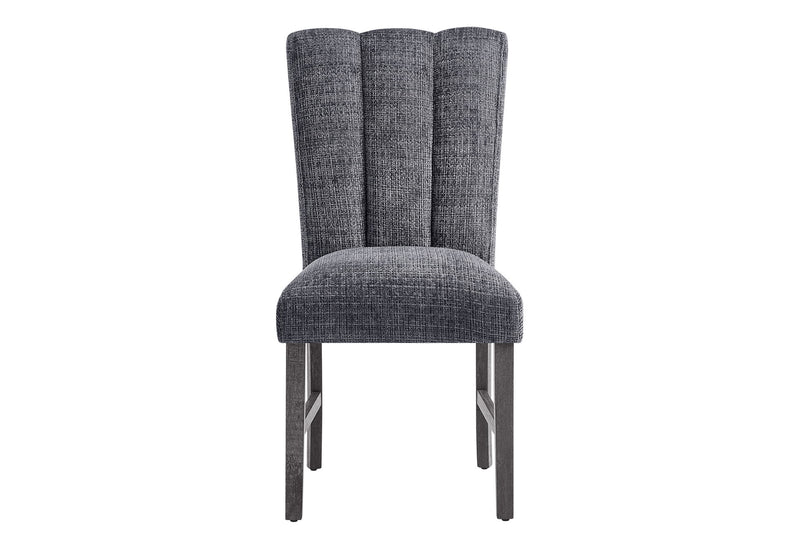 D5473 - 5 Piece Dining Room Set (Bar Table And 4 Bar Stools) - Black / Gray