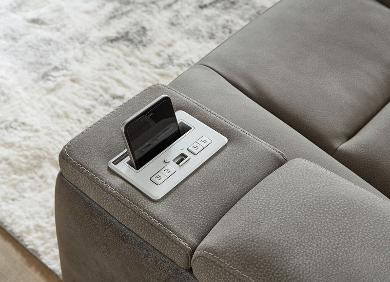 Next-Gen Durapella - Power Recliner/Headrest - Slate