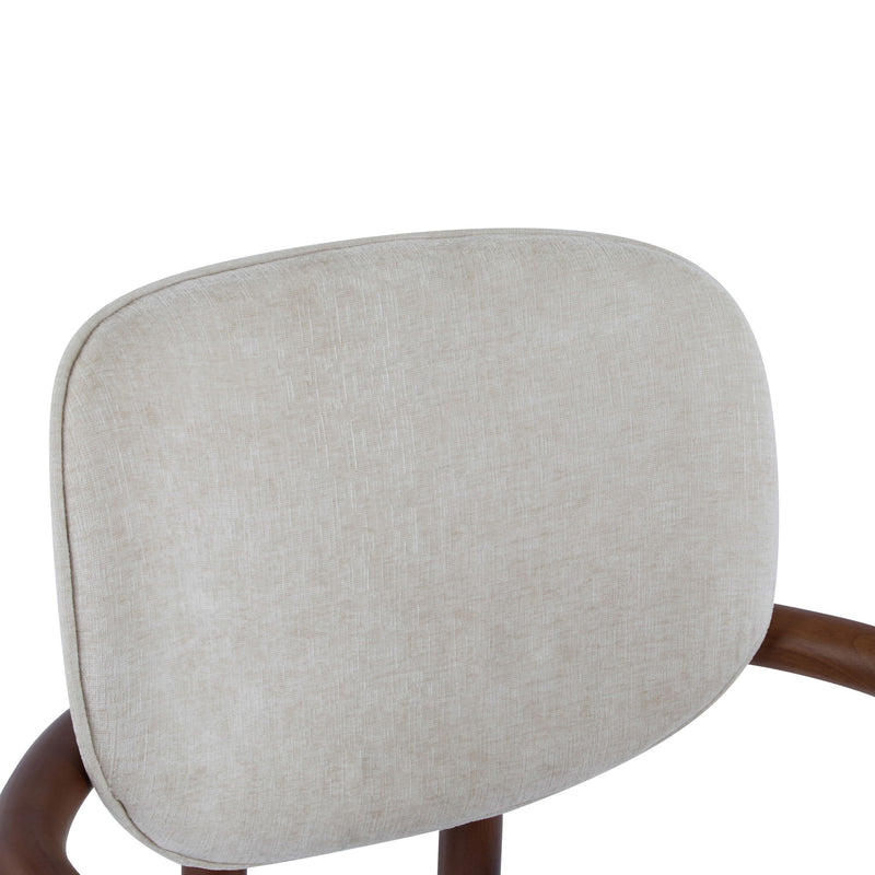 Upholstered Arm Dining Chairs (Set of 2)