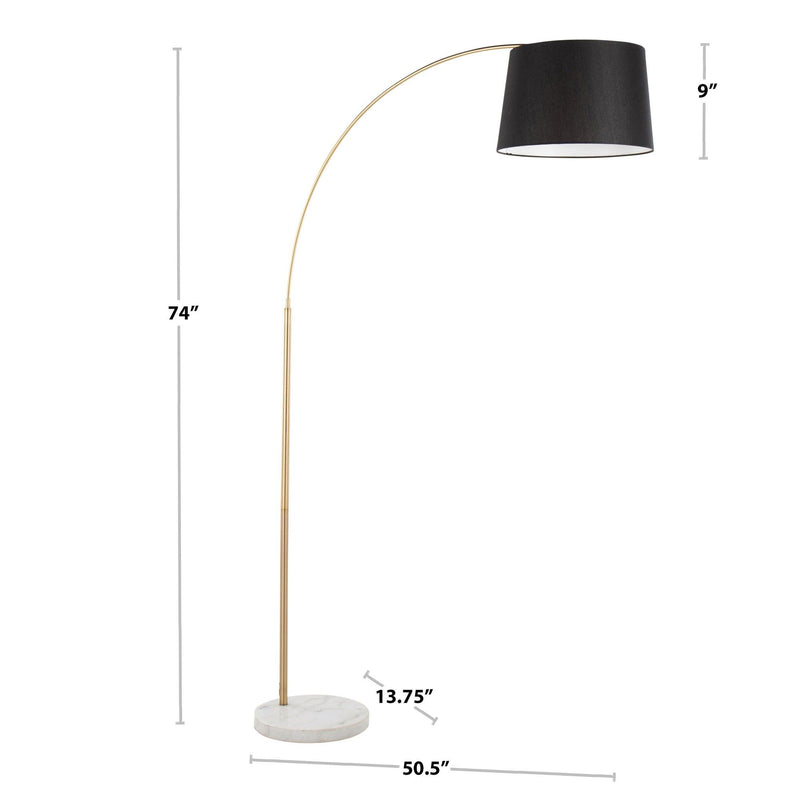 March - Contemporary Floor Lamp & Elegant Finish