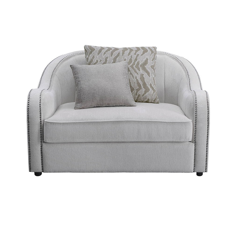 Mahler - Chair With 2 Pillows - Beige Linen