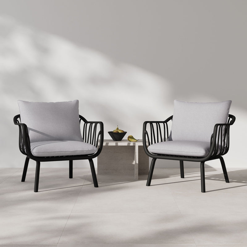 Huron - Outdoor Club Chair (Set of 2)