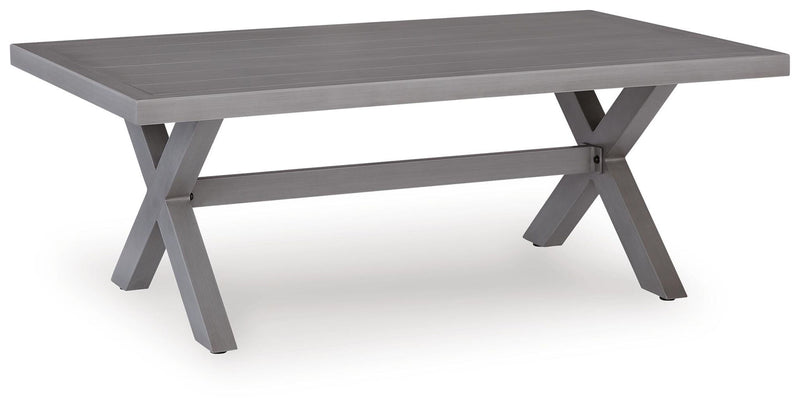 Mesa de centro rectangular Half Moon Beach - Gris