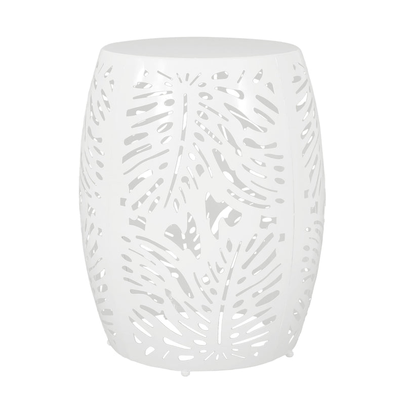 Modern Design Metal End Table, Large