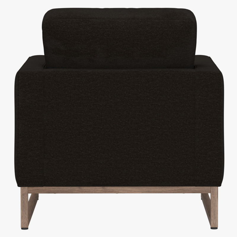 Accent Chair With Track Arm Design
