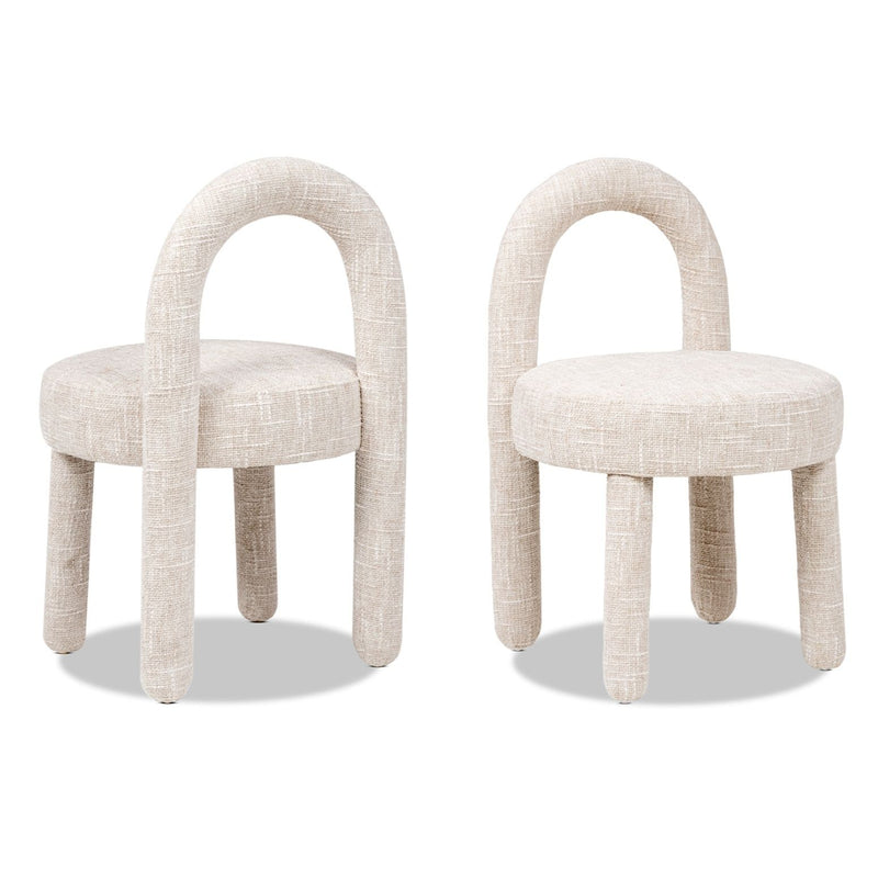 Penny - Round Arched Fully Upholstered Dining Side Chair (Set of 2)