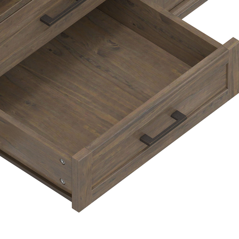 Ela - TV Media Stand - Smoky Brown