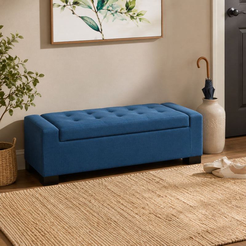 Tufted Storage Ottoman Bench