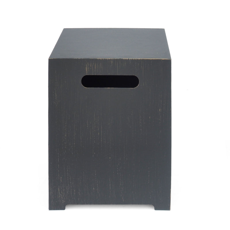 Modern Tank Holder Side Table With Powder Coated Frame