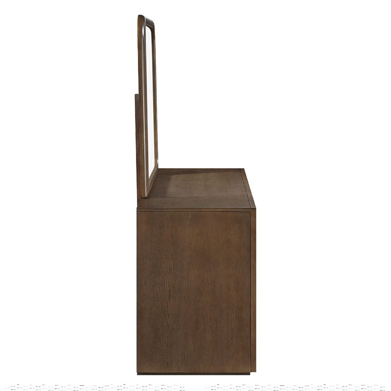 Leanna - Mirror - Brown Oak
