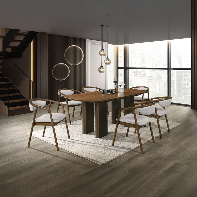 Delina - Side Chair - Walnut