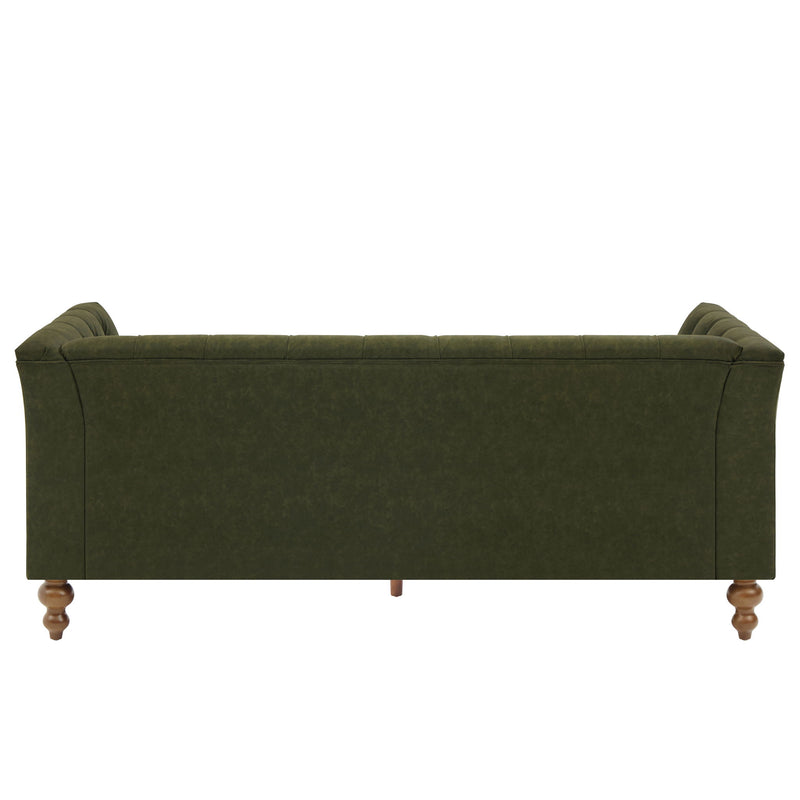 Chesterfield Sofa With Flared Arms For Living Room