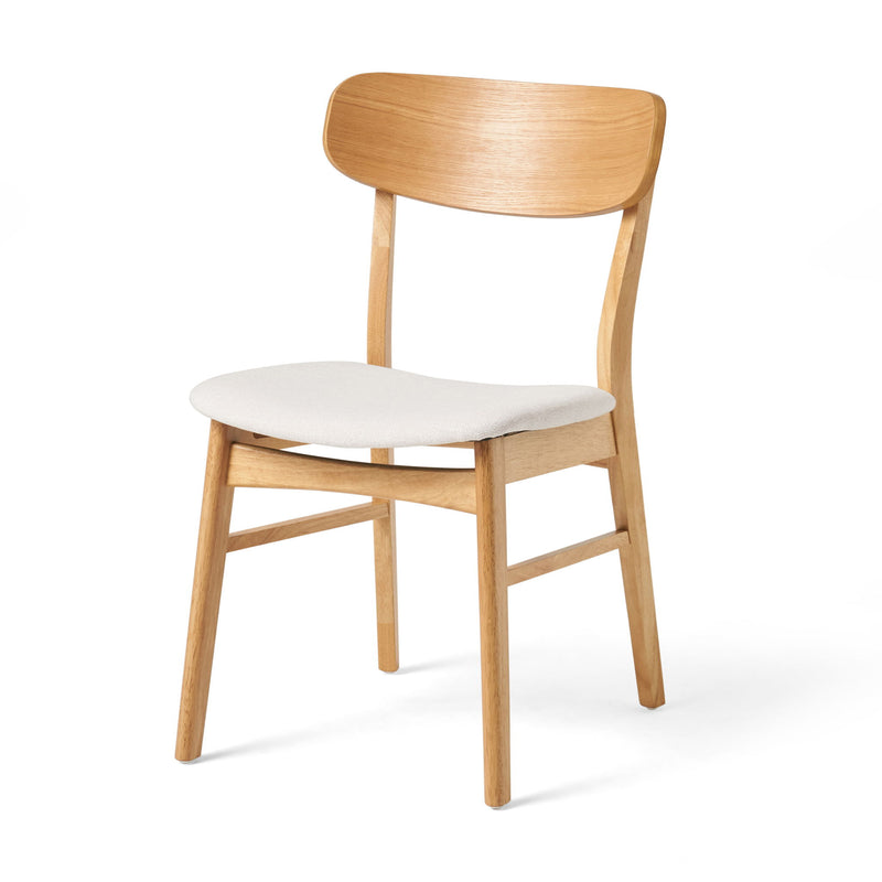 5 Piece Dining Set With Table And Upholstered Chairs