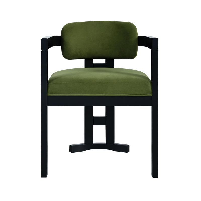 Stylish Indoor Upholstered Wood Dining Chair (Set of 2)