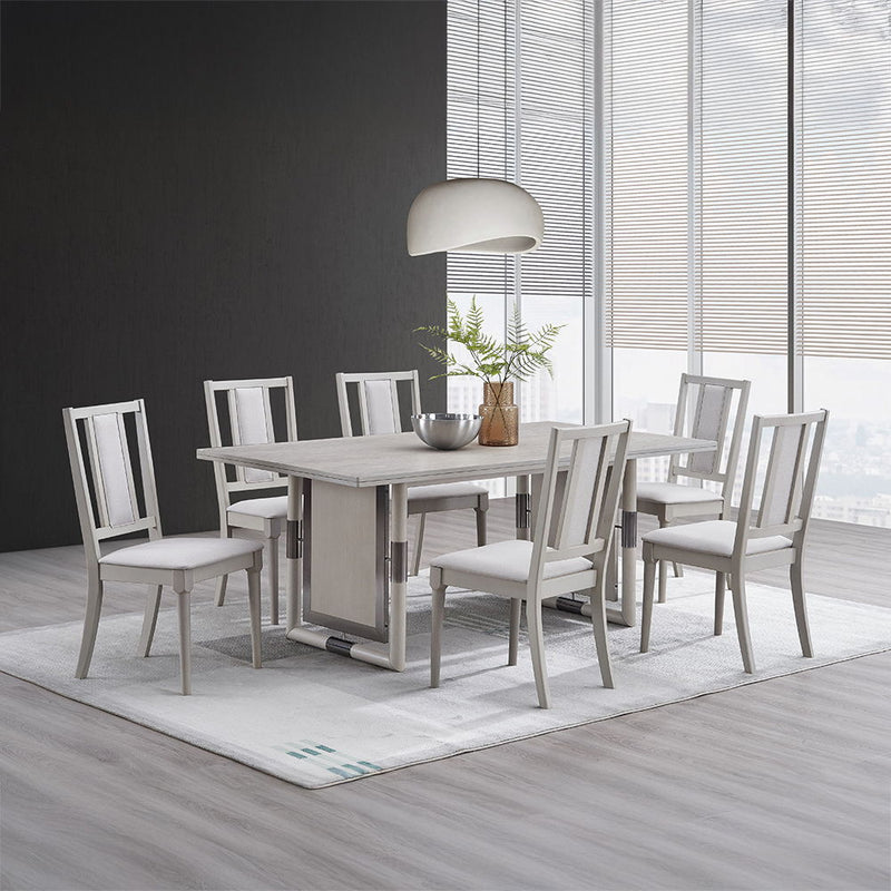 Marta - Side Chair (Set of 2) - Beige Linen & Natural