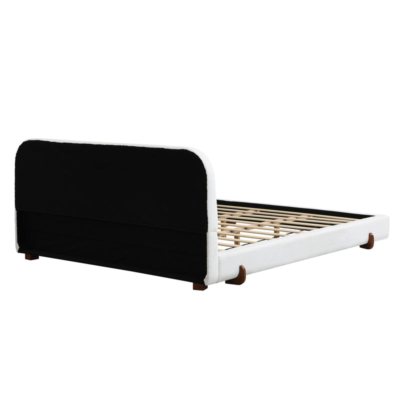 Elegant Upholstered Bed Frame
