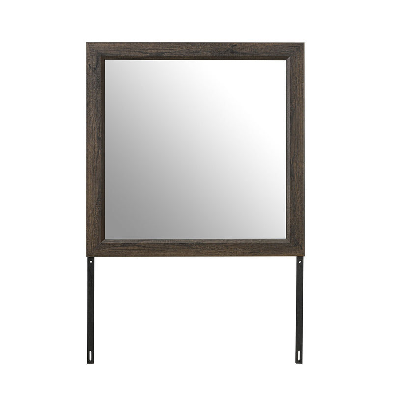 Harry - Mirror, Large Scale Design For Bedroom - Brown