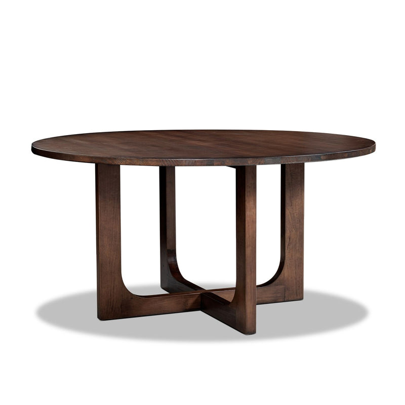 Pino - Round Dining Table - Dark Brown