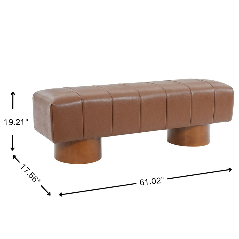 Modern Upholstered Dining Bench