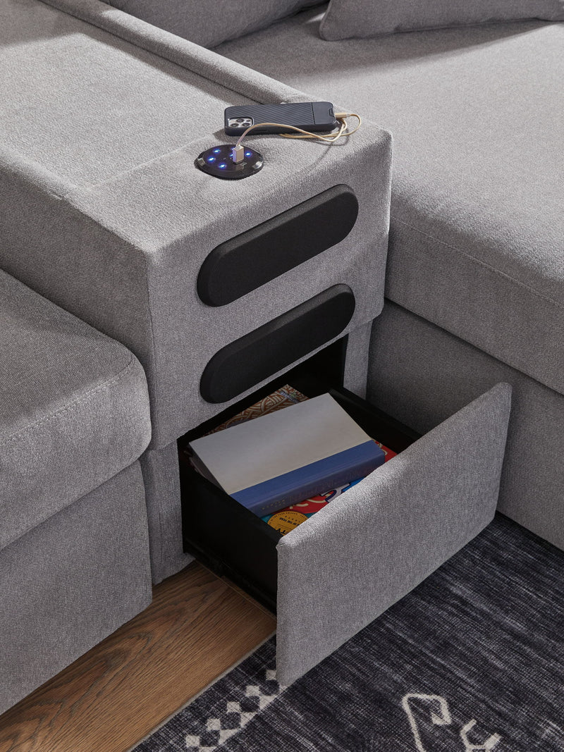 Modmax - Sectional - Granite