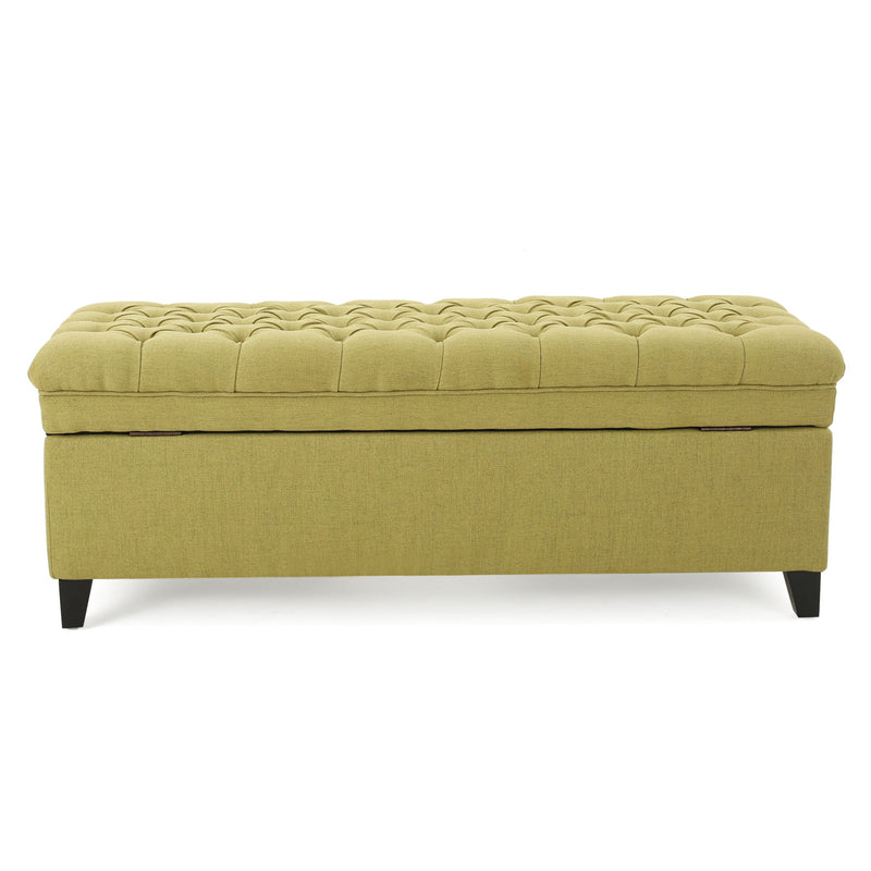 Juliana - Storage Ottoman With Birch Legs