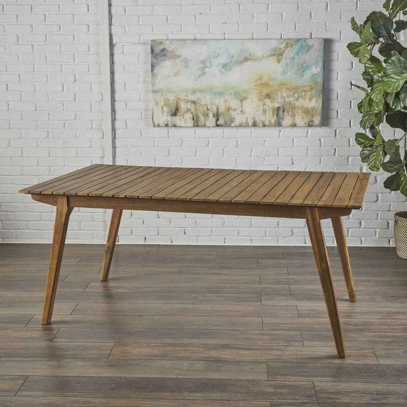Outdoor Dining Table & Frame - Teak