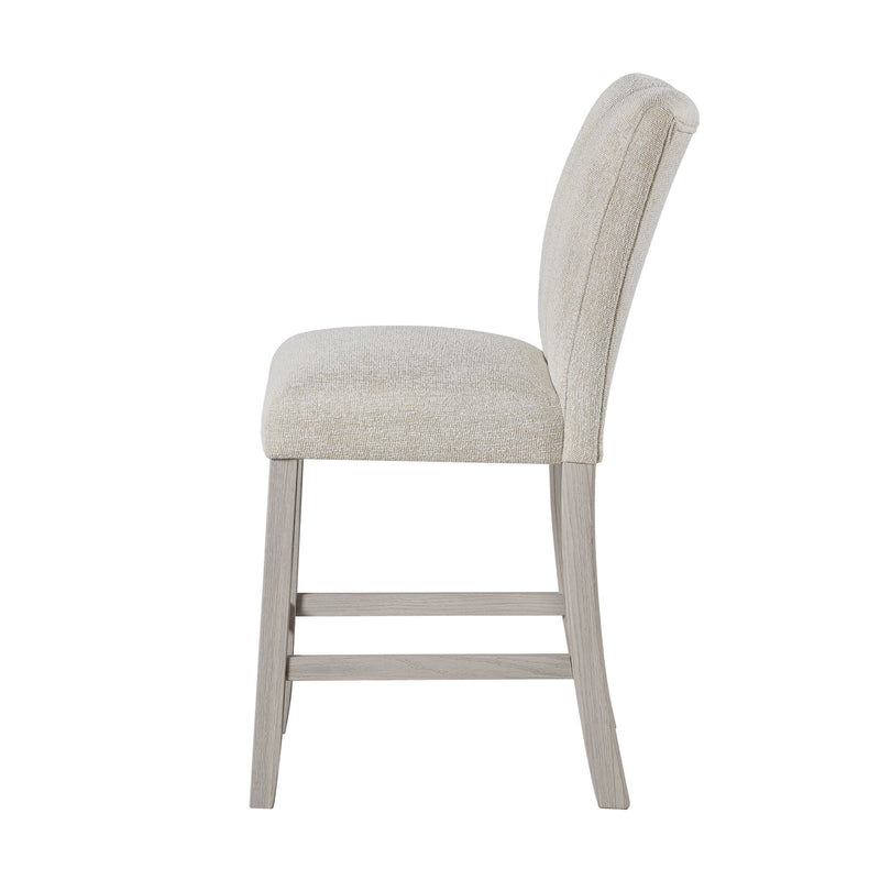 D2507 - 5 Piece Dining Room Set (Bar Table With Hidden Storage In The Base With 4 Bar Stools) - White