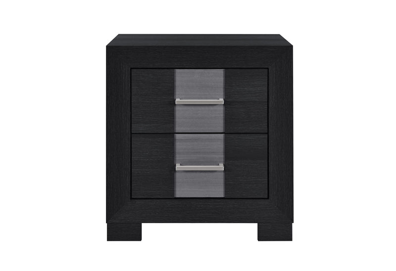 Optimus - 5 Piece Queen Bedroom Set - Black
