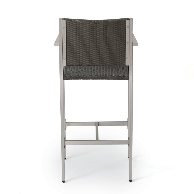 Outdoor Rust Proof Aluminum Barstools (Set of 2)
