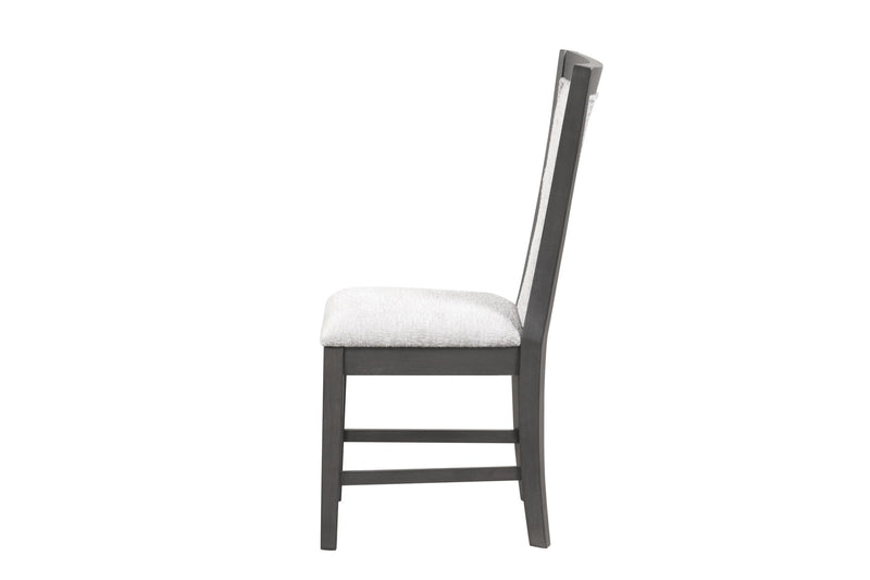 Flair - 5 Piece Dining Set (Table & 4 Chairs) - Gray