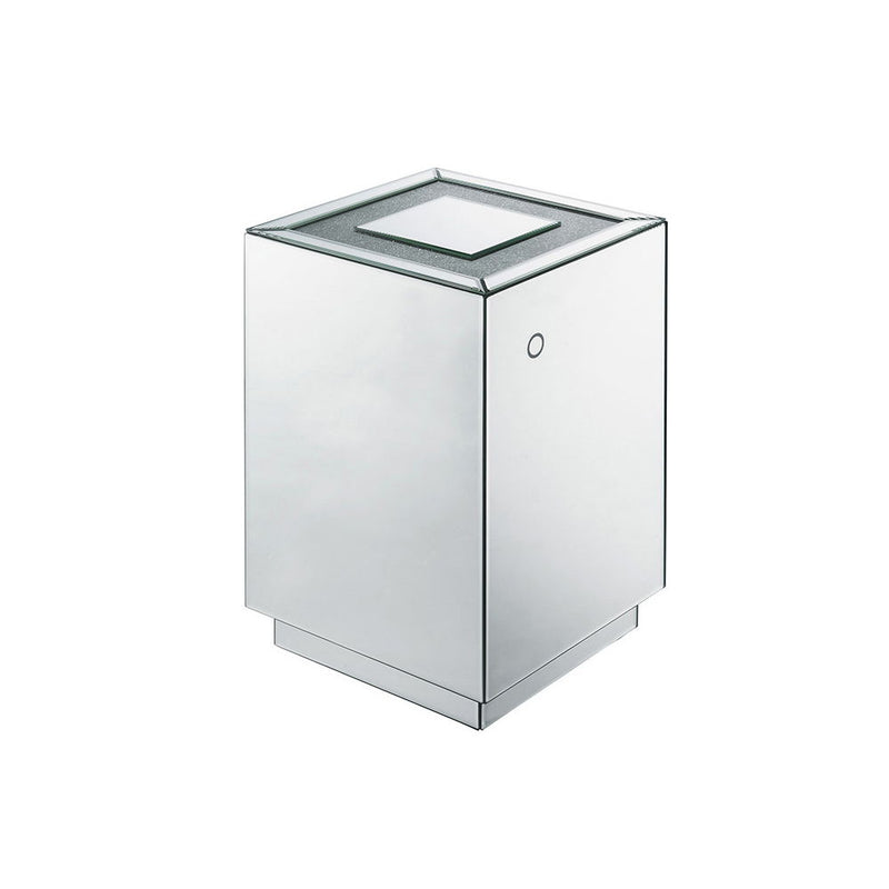 Nowles - Accent Table With LED - Faux Stones