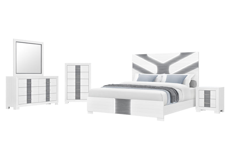 Optimus - Dresser - White / Gray