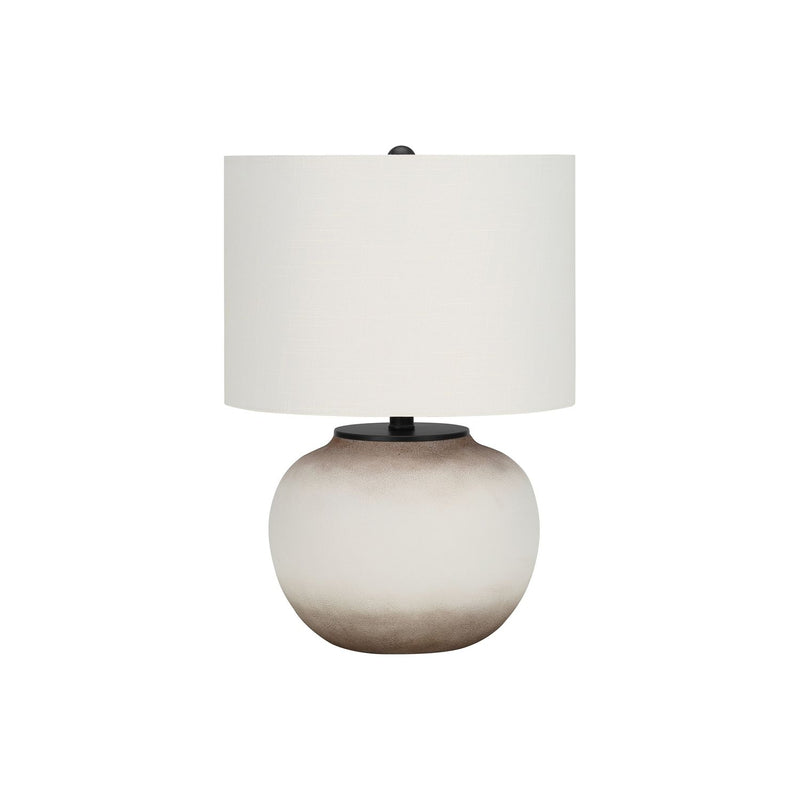 Iluminación moderna, Lámpara de mesa, Cerámica - Crema