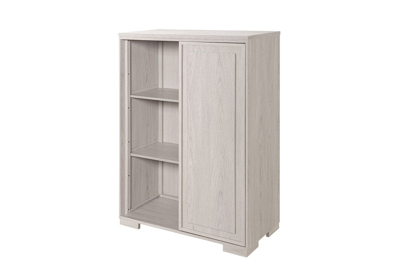 Sadie / Clara - 5 Piece Queen Bedroom Set (Bed, Dresser & Mirror, Nightstand, Chest) - Beige