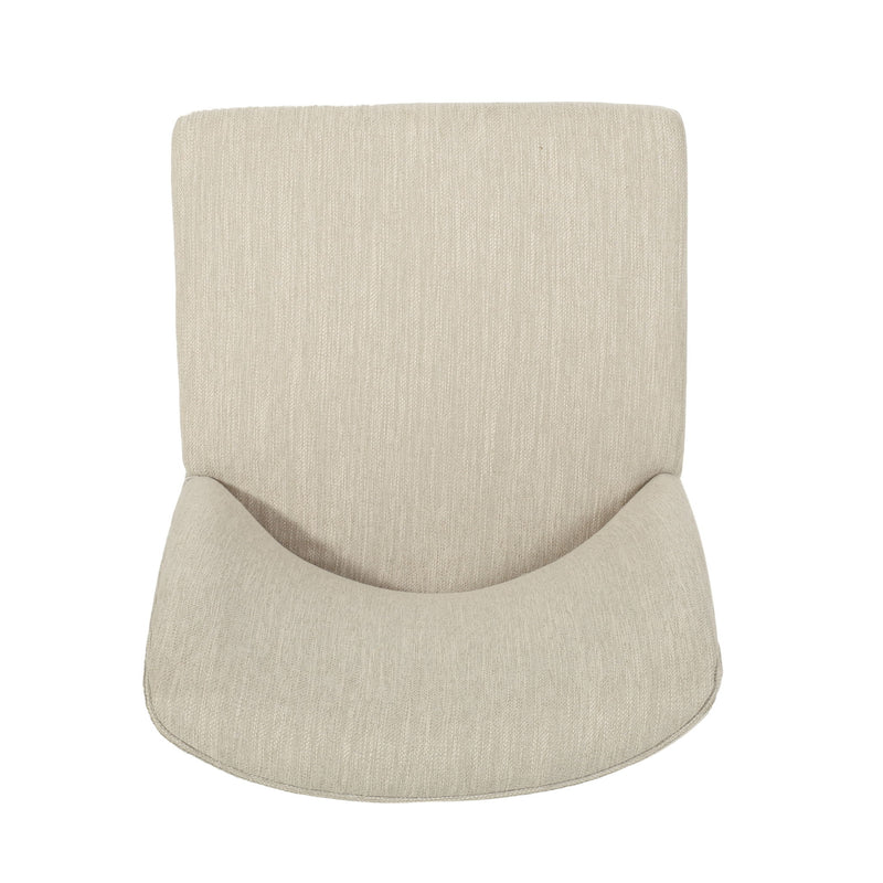 Modern Dining Chair With Durable Fabric Upholstery And Sturdy Wooden Frame (Set of 2)