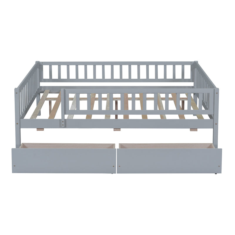Multifunctional Wooden Daybed Bed