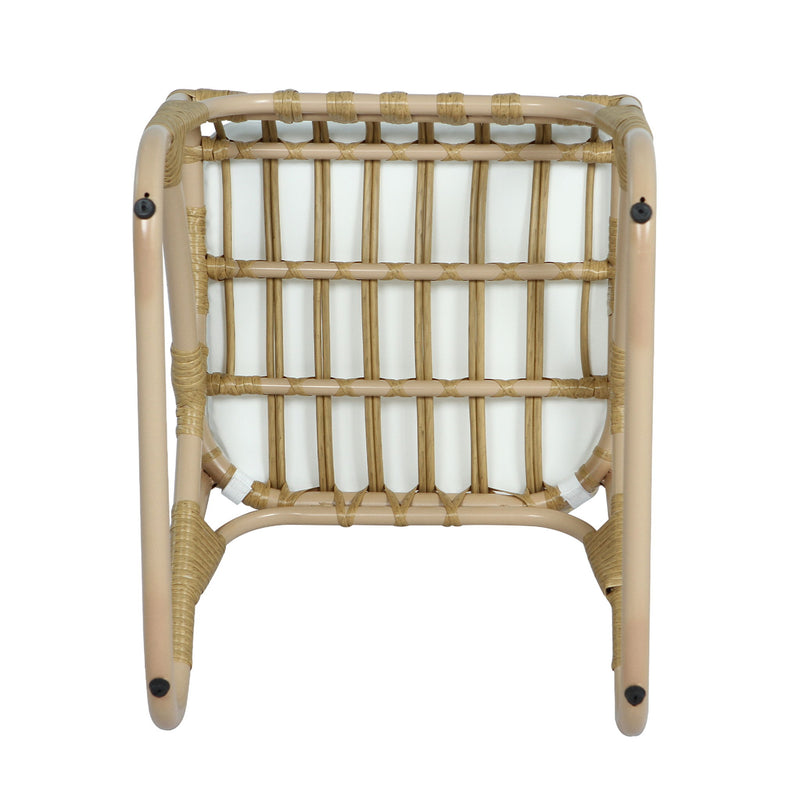 Outdoor Wicker Dining Chairs With Washable Cushion (Set of 2)
