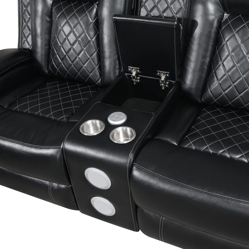 Orion II - Console Loveseat With Dual Recliners