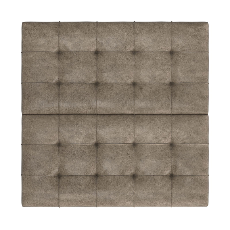 Harrison - Square Coffee Table Ottoman - Brown