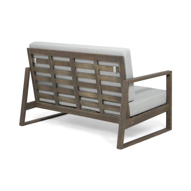 Belgian - Loveseat & Coffee Table Set With Water Resistant Cushions