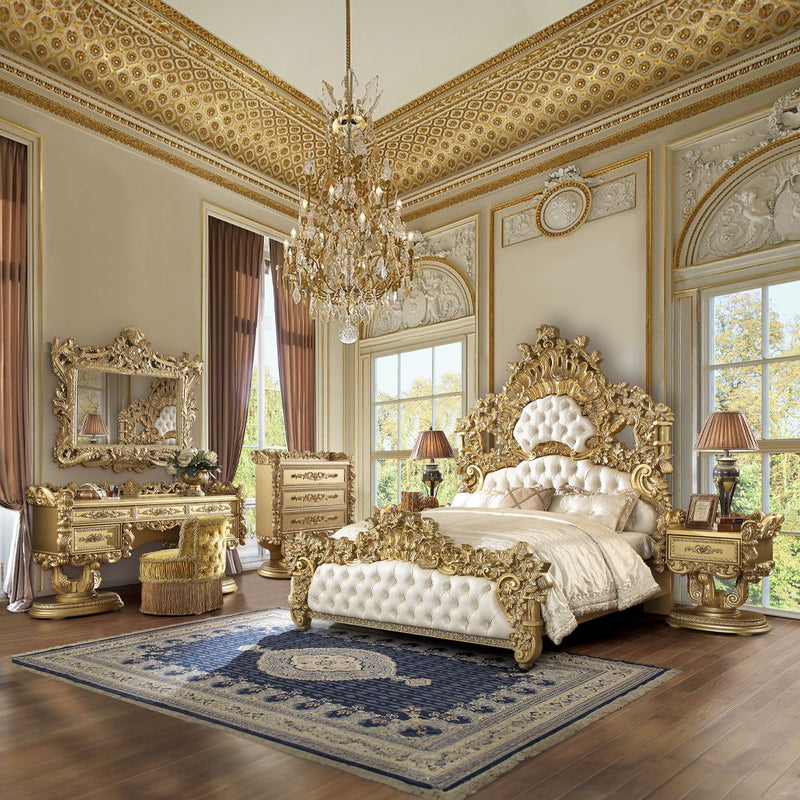 Bernadette - Vanity Desk - Gold