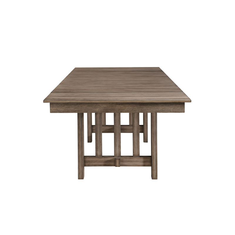 Harrisburg - Dining Table Top & Base - Brown