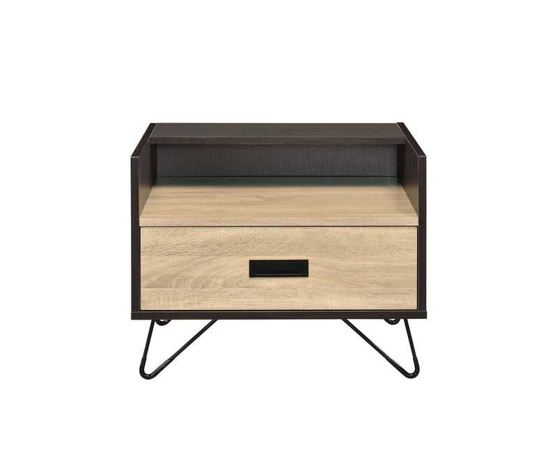 Melkree - Accent Table With Display & Utility Function - Black