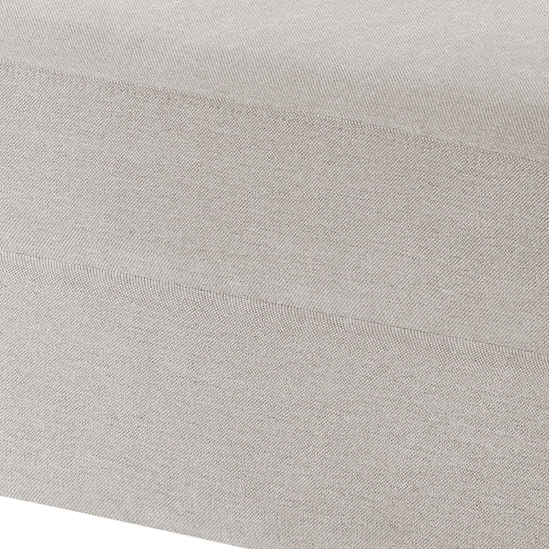 Candor - Ottoman Upholstered Footrest - Beige / Gray