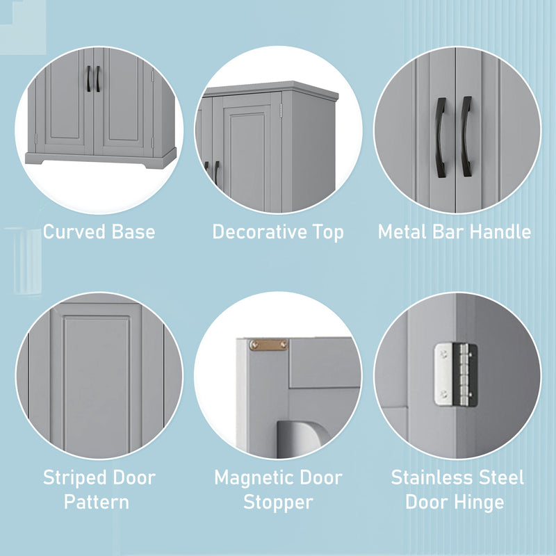 Bathroom Storage Cabinet With Drawer And Adjustable Shelf